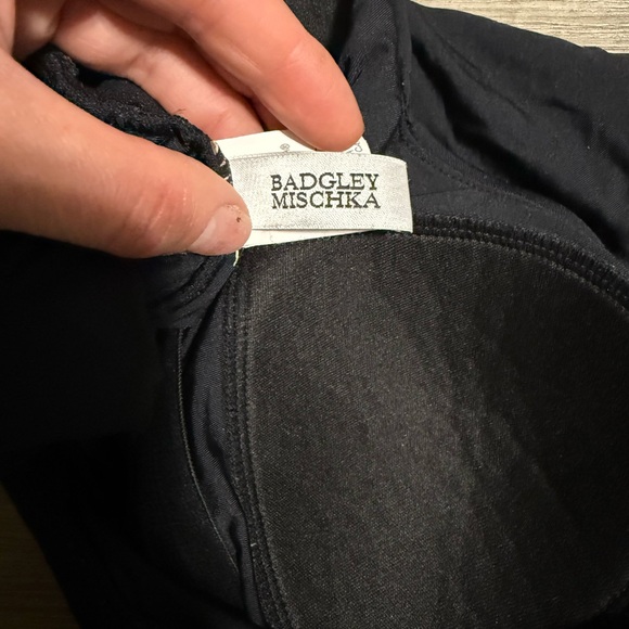 Black Badgley Mitshka One piece swim suit size 12 - Picture 3 of 4